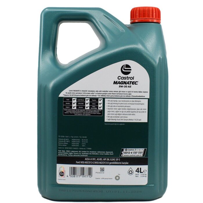 Castrol Magnatec Start Stop 5w30 A5 4 Litre - Görsel 3