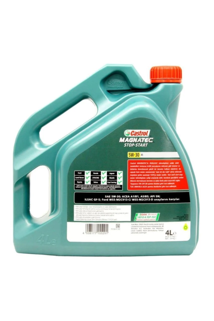 Castrol Magnatec A5 5W-30 Start Stop - 4 Litre Motor Yağı - Görsel 4