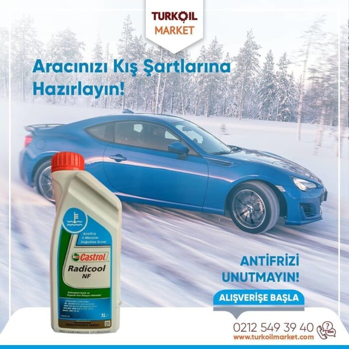 Castrol Radicool Antifiriz - 1 Litre Mavi Antifriz - Görsel 6
