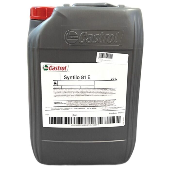 Castrol Syntilo 81 E - 20 L - Görsel 6