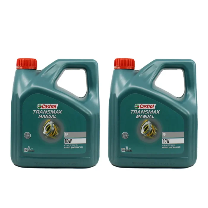 castrol-transmax-manual-ep-80w-3lt-2adet Castrol Transmax Manual EP 80W 3 Lt Şanzıman Yağı (2 Adet) - Görsel 1