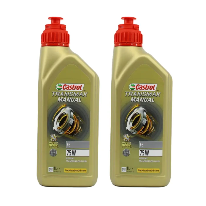 castrol-transmax-manual-fe-75w-1lt-2adet Castrol Transmax Manual FE 75W 1 Lt Şanzıman Yağı (2 Adet) - Görsel 1