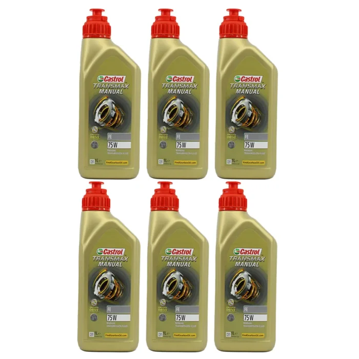 castrol-transmax-manual-fe-75w-1lt-6adet Castrol Transmax Manual FE 75W 1 Lt Şanzıman Yağı (6 Adet) - Görsel 1