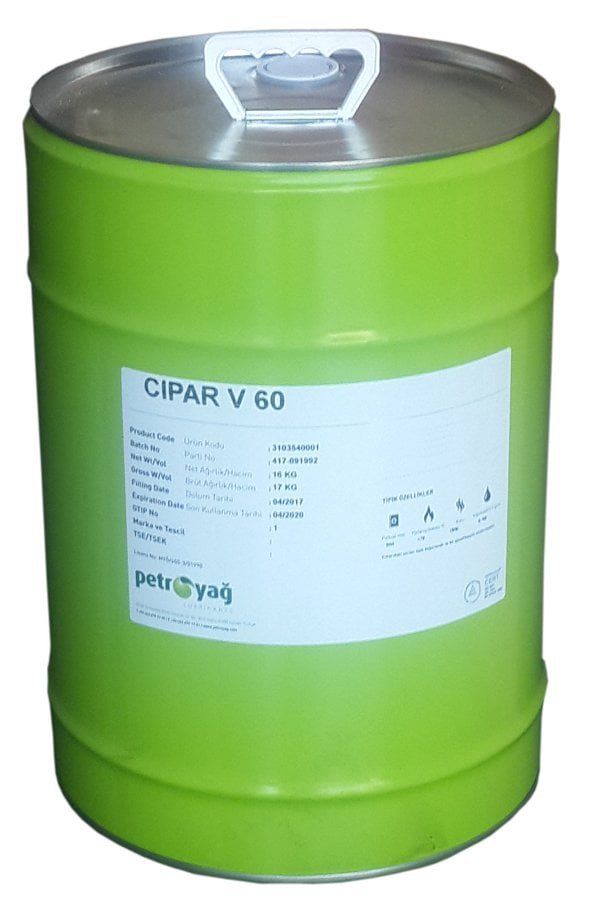 cipar-v-60 Cipar V 60 - 16 Kg Alüminyum ve Çelik Çekme Yağı Uçucu - Görsel 1