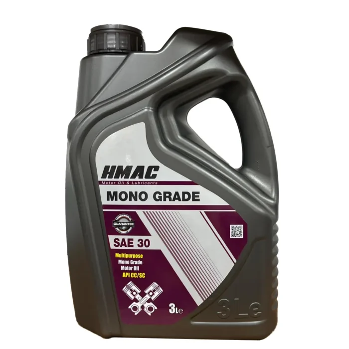 HMAC Monograde SAE 30 3 Lt Motor Yağı - Görsel 1