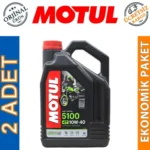 Motul 5100 10W40 4T 4 Lt Motosiklet Yağı (2 Adet)
