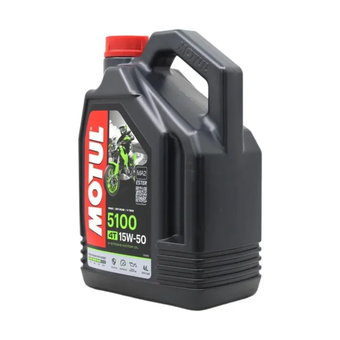 Motul 5100 15W50 4T 4 Lt 4 Zamanlı Motosiklet Yağı (2 Adet) - Görsel 2