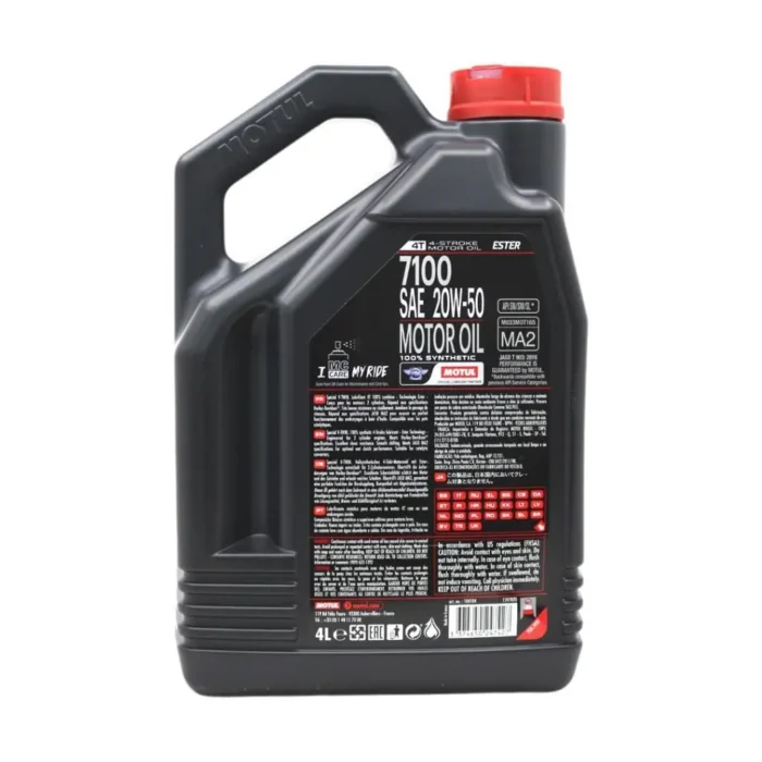 Motul 7100 4T 20W50 4 Lt Motosiklet Yağı (4 Adet) - Görsel 4