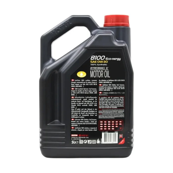Motul 8100 Eco-Nergy 0W30 5 Lt Tam Sentetik Motor Yağı (2 Adet) - Görsel 4