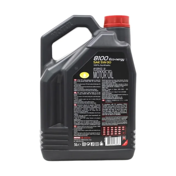 Motul 8100 Eco-Nergy 5W30 5 Lt Tam Sentetik Motor Yağı (2 Adet) - Görsel 4