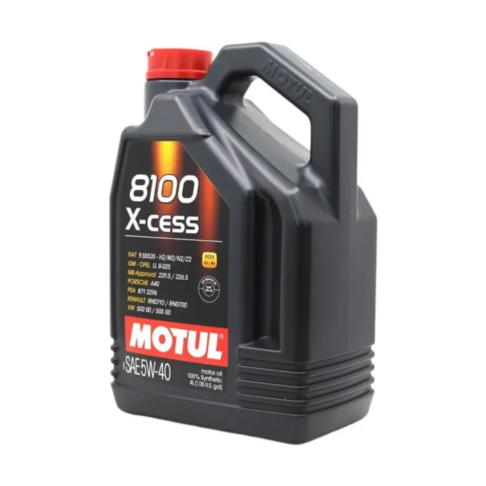 Motul 8100 X-Cess 5W40 4 Lt Tam Sentetik Motor Yağı (2 Adet) - Görsel 2
