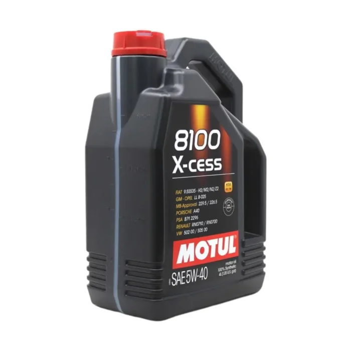 Motul 8100 X-Cess 5W40 4 Lt Tam Sentetik Motor Yağı (2 Adet) - Görsel 3