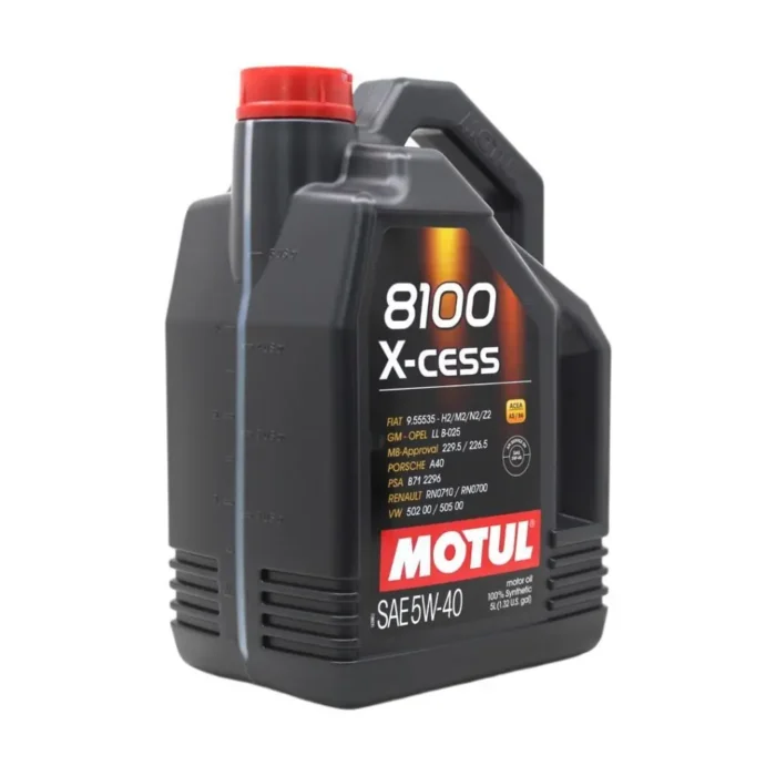 Motul 8100 X-Cess 5W40 5 Lt Tam Sentetik Motor Yağı (4 Adet) - Görsel 3