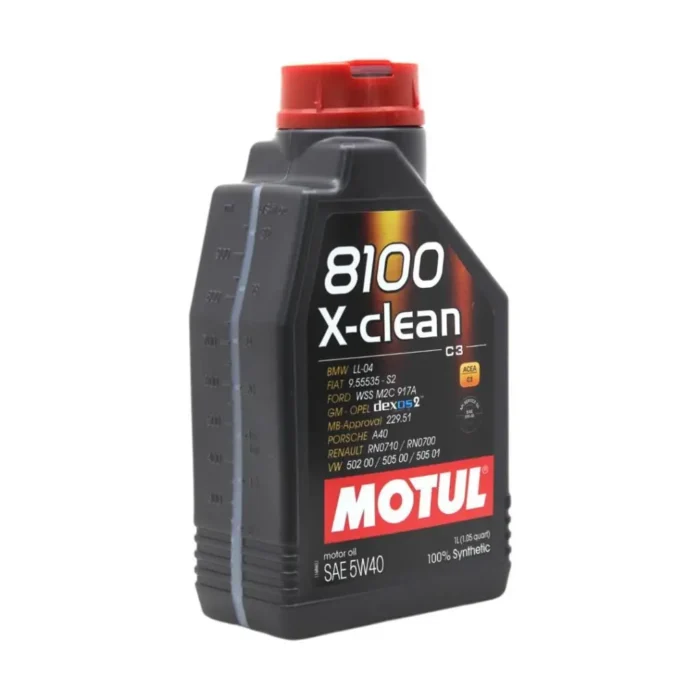 Motul 8100 X-Clean 5W40 1 Lt Tam Sentetik Motor Yağı (12 Adet) - Görsel 3