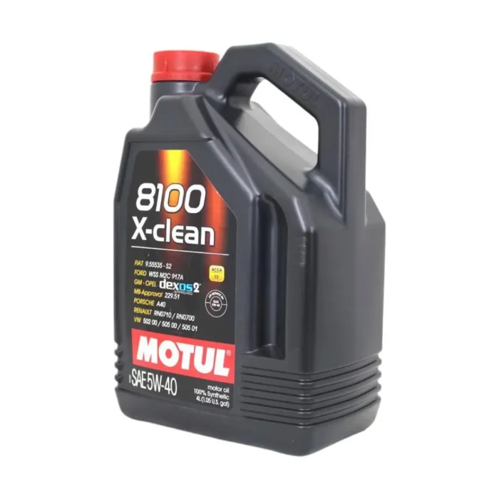 Motul 8100 X-Clean 5W40 4 Lt Tam Sentetik Motor Yağı (2 Adet) - Görsel 2