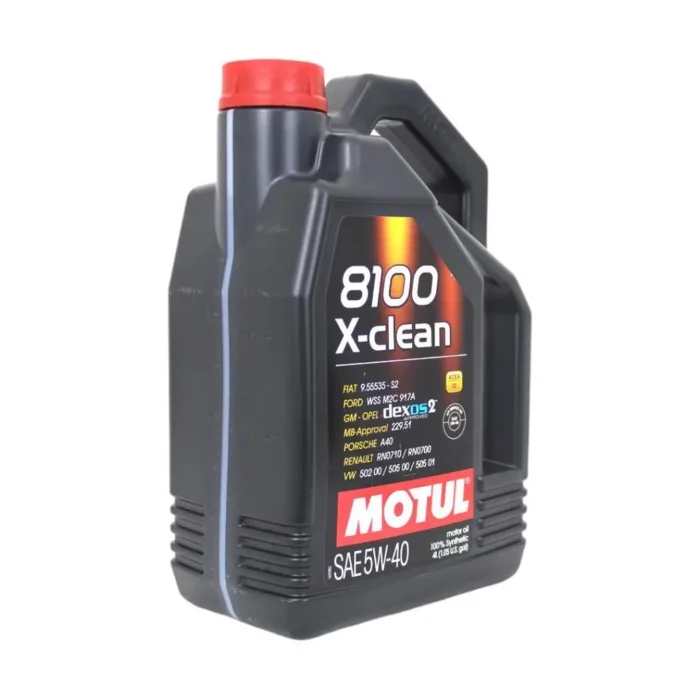 Motul 8100 X-Clean 5W40 4 Lt Tam Sentetik Motor Yağı (4 Adet) - Görsel 3