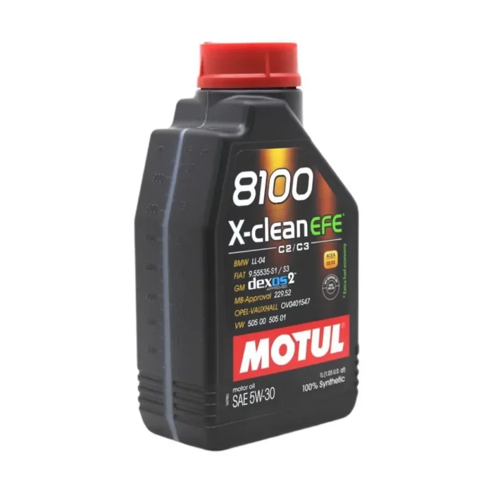 Motul 8100 X-Clean EFE 5W30 1 Lt Tam Sentetik Motor Yağı (12 Adet) - Görsel 3