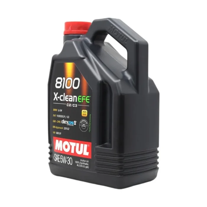 Motul 8100 X-Clean EFE 5W30 4 Lt Tam Sentetik Motor Yağı (4 Adet) - Görsel 2