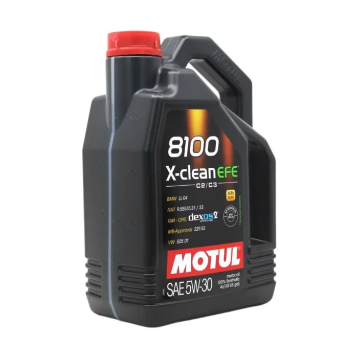 Motul 8100 X-Clean EFE 5W30 4 Lt Tam Sentetik Motor Yağı (4 Adet) - Görsel 3