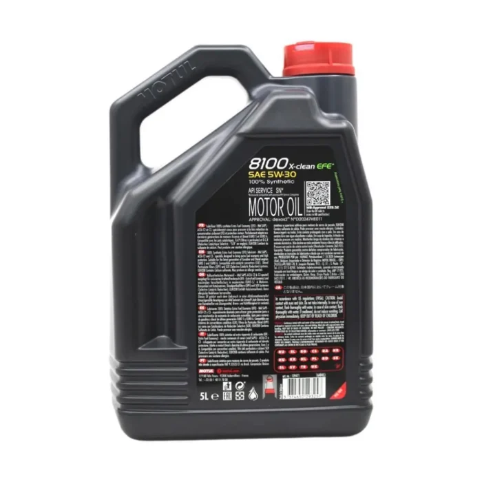 Motul 8100 X-Clean EFE 5W30 5 Lt Tam Sentetik Motor Yağı (2 Adet) - Görsel 4