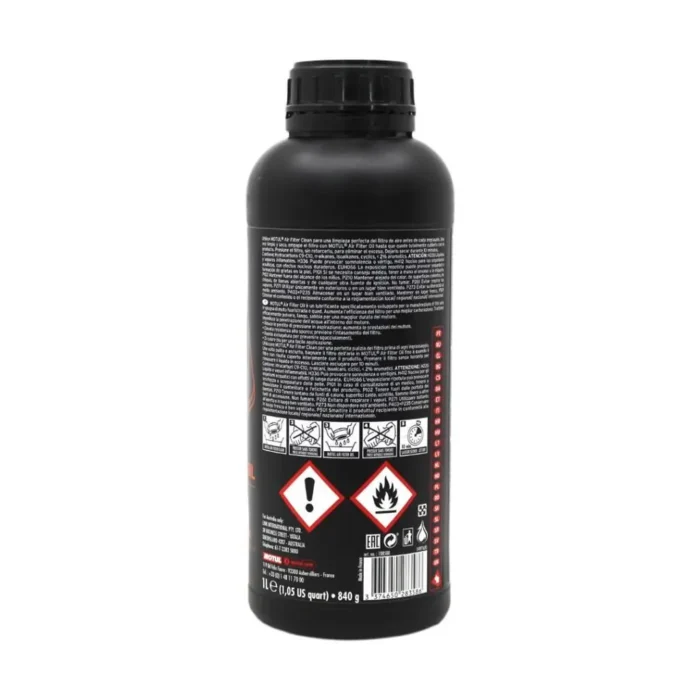 Motul A3 Air Filter Oil 1 Lt Hava Filtresi Yağı (4 Adet) - Görsel 2