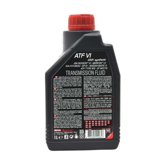 Motul ATF VI 1 Lt Otomatik Şanzıman Yağı (4 Adet) - Görsel 3