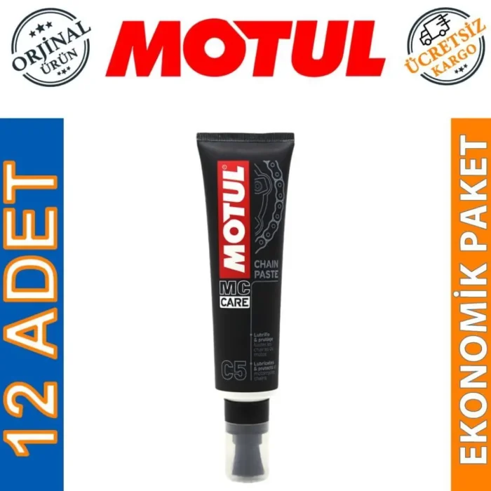 Motul C5 Chain Paste 150 Ml Zincir Yağlama Kremi (12 Adet) - Görsel 1