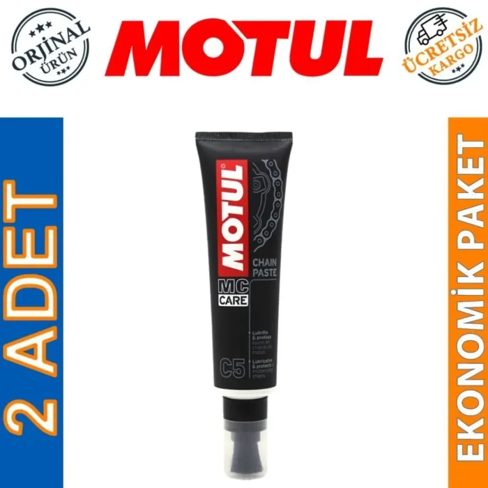 image_1080-1599 Motul C5 Chain Paste 150 Ml Zincir Yağlama Kremi (2 Adet) - Görsel 1