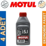 Motul Dot 5.1 500 Ml Tam Sentetik Fren Hidrolik Yağı (4 Adet)