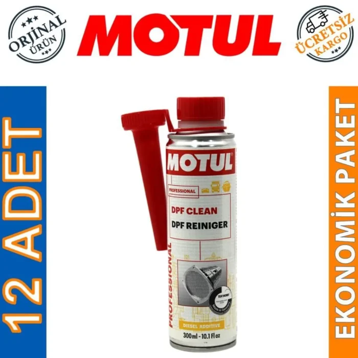 image_1080-1680 Motul DPF Clean 300 Ml Dizel Partikül Filtre Temizleyici (12 Adet) - Görsel 1