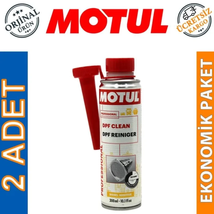 image_1080-1682 Motul DPF Clean 300 Ml Dizel Partikül Filtre Temizleyici (2 Adet) - Görsel 1