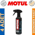 Motul E1 Wash & Wax Sprey 400 Ml Kuru Temizleme Cilası (4 Adet)