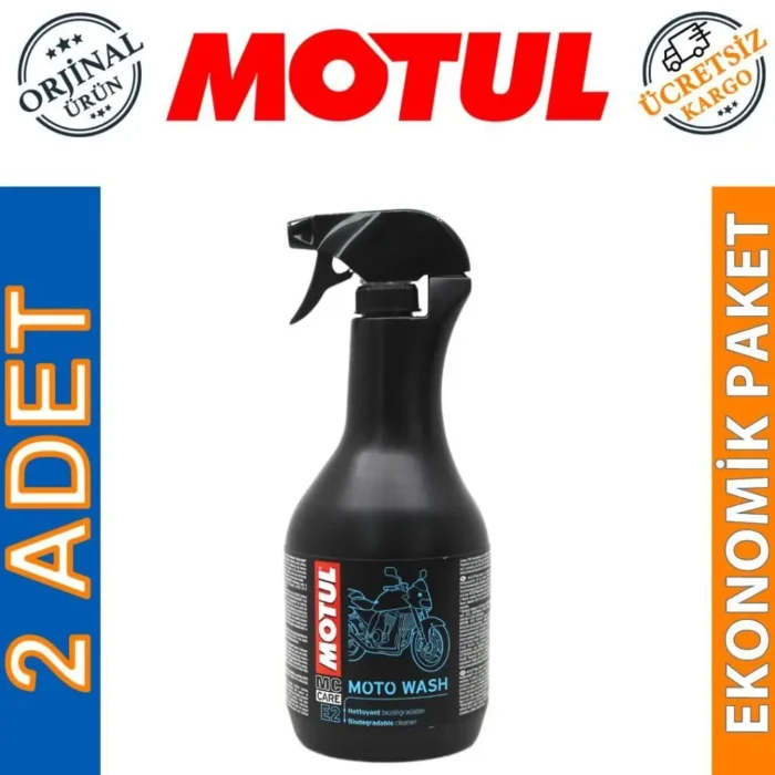 Motul E2 Moto Wash 1 Lt Motosiklet Temizleme Sprey (2 Adet) - Görsel 1