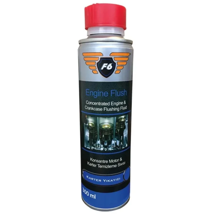 image_1080-178 F6 Motor İç Temizleyici Karter Yıkayıcı 300 Ml Engine Flush - Görsel 1