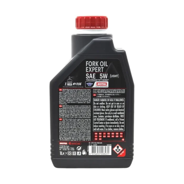 Motul Fork Oil Expert Light 5W 1 Lt Amortisör Yağı (4 Adet) - Görsel 4