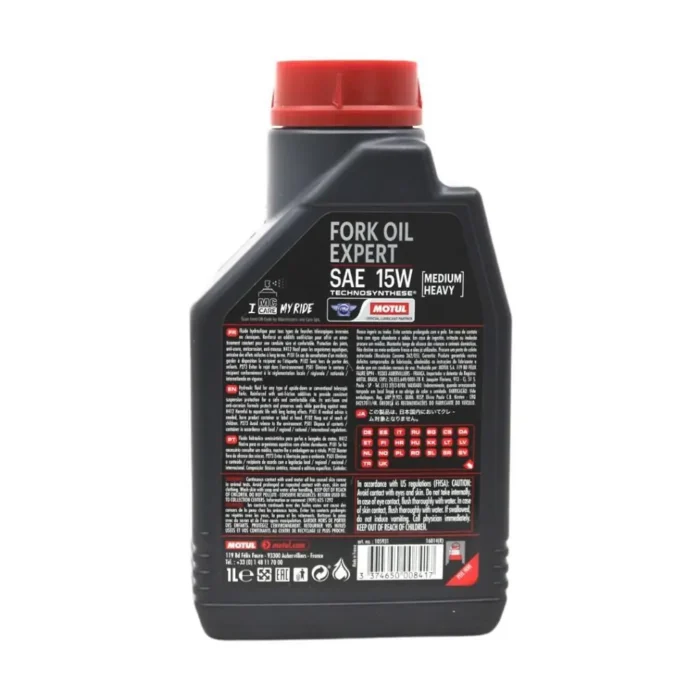 Motul Fork Oil Expert Medium Heavy 15W 1 Lt Amortisör Yağı (4 Adet) - Görsel 3