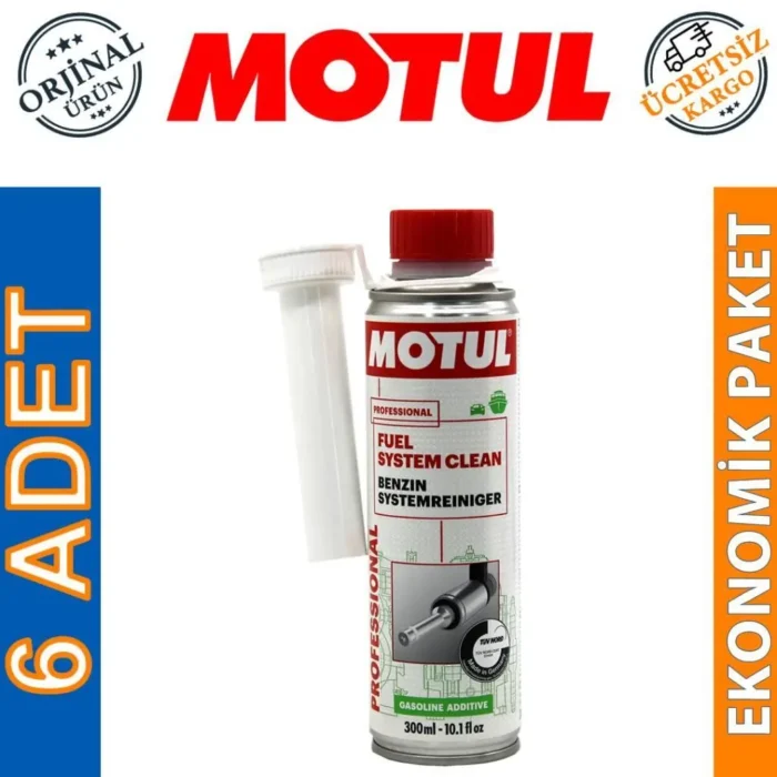 image_1080-1889 Motul Fuel System Clean 300 Ml Benzin Yakıt Temizleyici (6 Adet) - Görsel 1