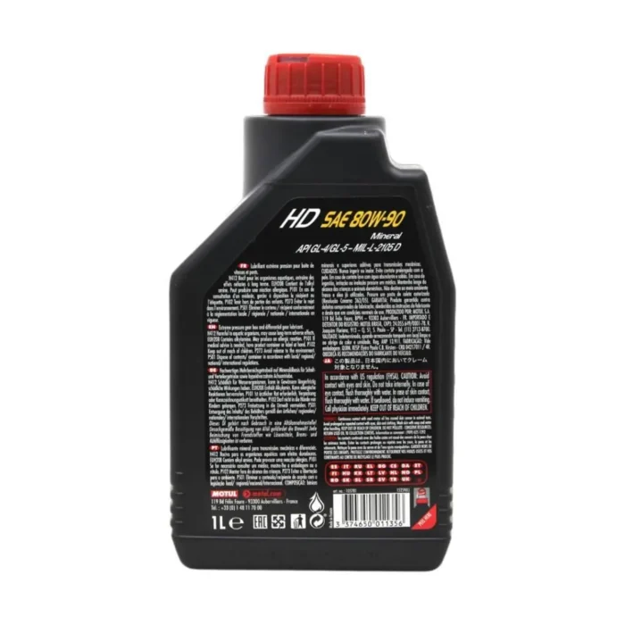 Motul HD SAE 80W90 1 Lt Manuel Şanzıman Yağı (12 Adet) - Görsel 4