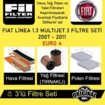 Fiat Linea 1.3 MultiJet (2007 - 11) 3'lü Fil Filtre Seti - Görsel 5