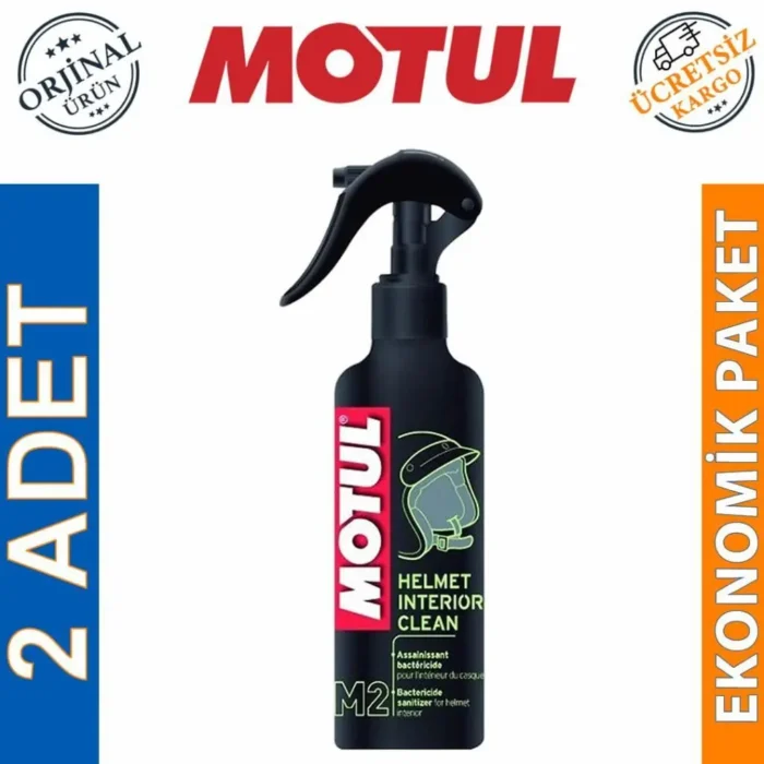 image_1080-1979 Motul M2 Kask İçi Temizleyici Sprey 250 Ml (2 Adet) - Görsel 1