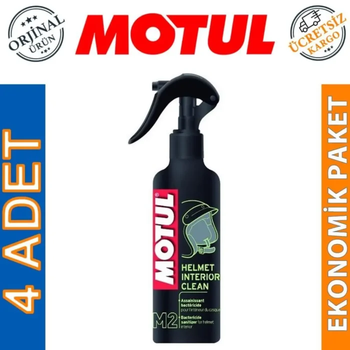 image_1080-1981 Motul M2 Kask İçi Temizleyici Sprey 250 Ml (4 Adet) - Görsel 1