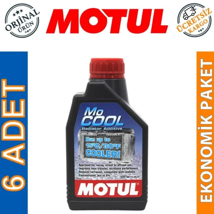 image_1080-2087 Motul MoCool 500 Ml Radyatör Soğutma Sıvısı Antifriz (6 Adet) - Görsel 1