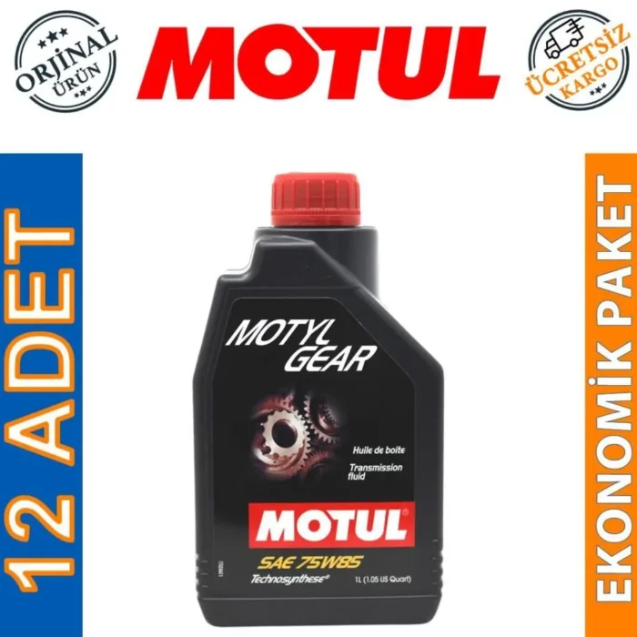 Motul Motylgear 75W85 1 Lt Şanzıman Yağı (12 Adet) - Görsel 1