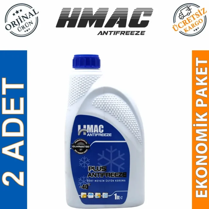 HMac Yeşil Antifriz 1 Lt -40 Derece (2 Adet) - Görsel 1