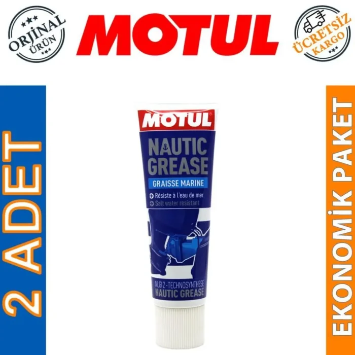 image_1080-2273 Motul Nautic Grease 200 Gr. Deniz Marin Tekne Gresi (2 Adet) - Görsel 1