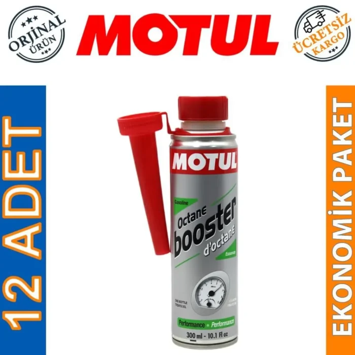 image_1080-2282 Motul Octane Booster 300 Ml Benzin Oktan Yükseltici (12 Adet) - Görsel 1