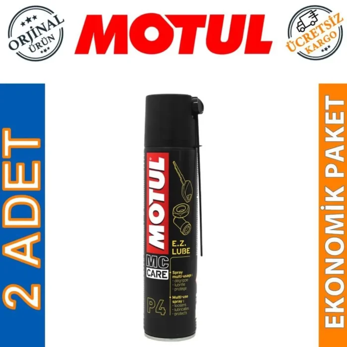 image_1080-2328 Motul P4 E.Z. Lube 400 Ml Çok Amaçlı Yağlayıcı Sprey (2 Adet) - Görsel 1