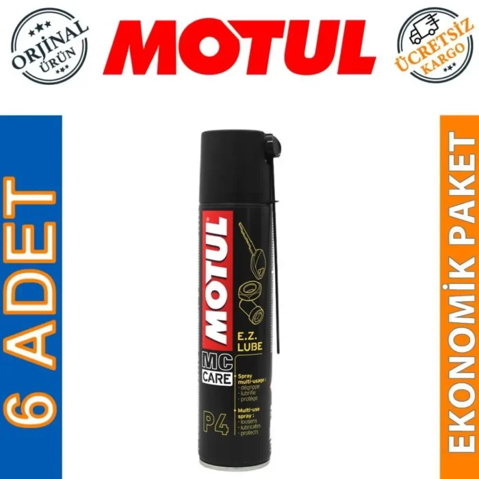 Motul P4 E.Z. Lube 400 Ml Çok Amaçlı Yağlayıcı Sprey (6 Adet) - Görsel 1