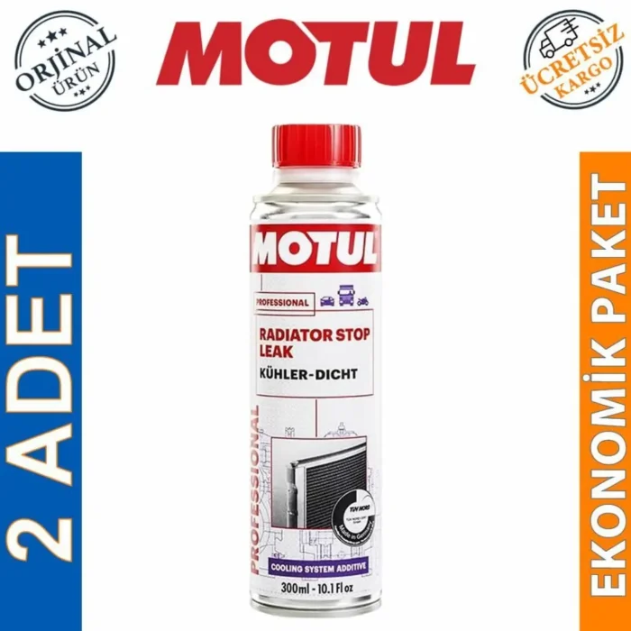 Motul Radiator Stop Leak 300 Ml Radyatör Çatlak Tıkayıcı (2 Adet) - Görsel 1