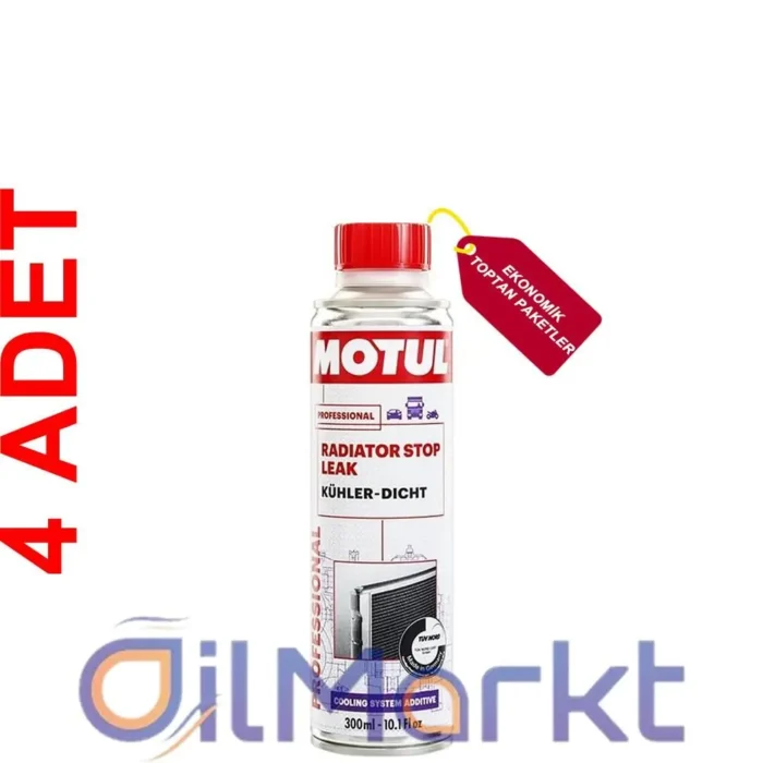 Motul Radiator Stop Leak 300 Ml Radyatör Çatlak Tıkayıcı (4 Adet) - Görsel 1